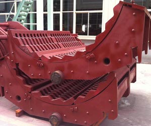 impact plate for crusher