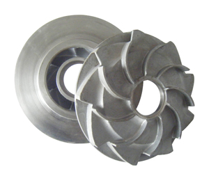 Cast iron pump parts sand casting fuel pump impeller