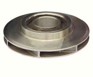 Cast iron pump parts sand casting fuel pump impeller 2